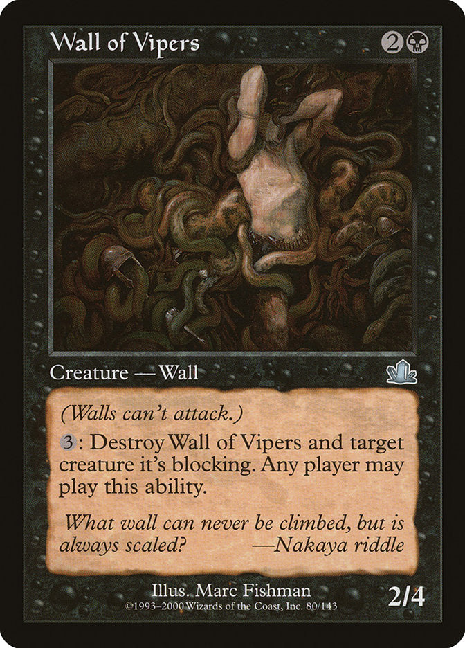 Wall of Vipers - (Foil): Prophecy