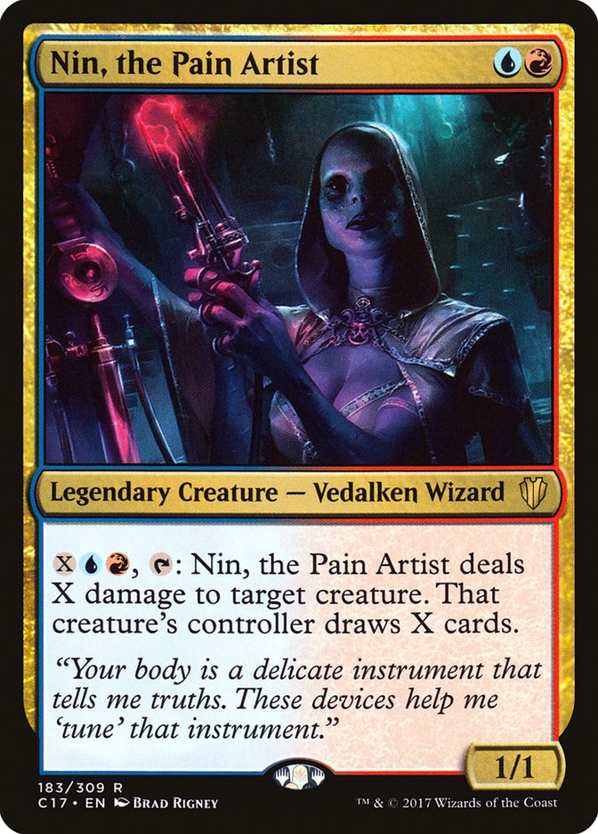 Nin, the Pain Artist: Commander 2017