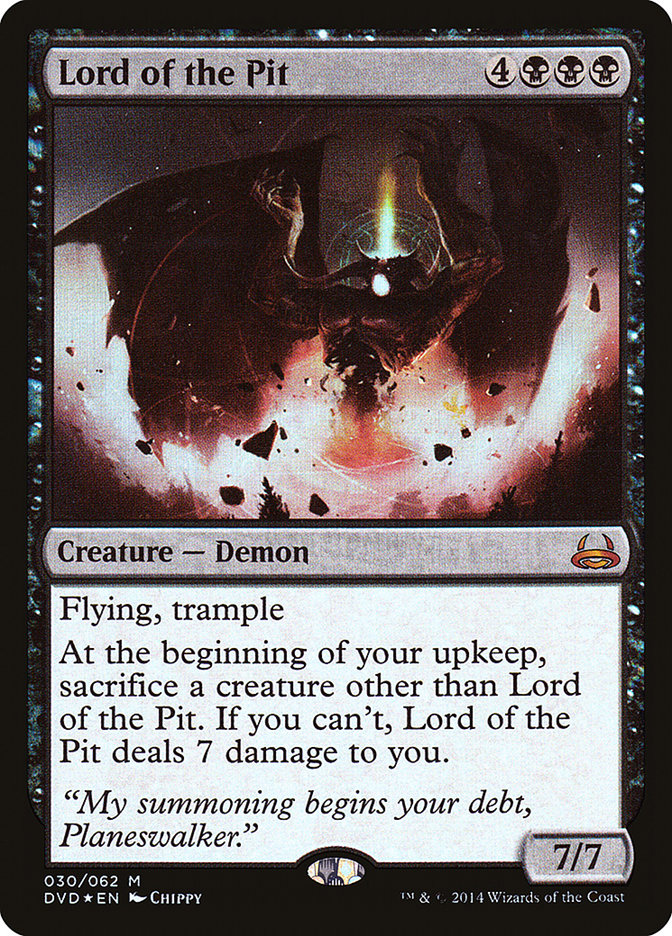 Lord of the Pit - (Foil): Duel Decks Anthology: Divine vs. Demonic