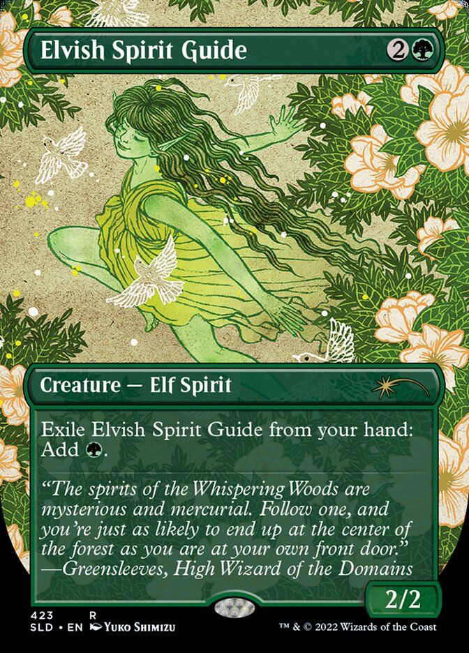 Elvish Spirit Guide (Secret Lair) (Borderless) - (Foil)