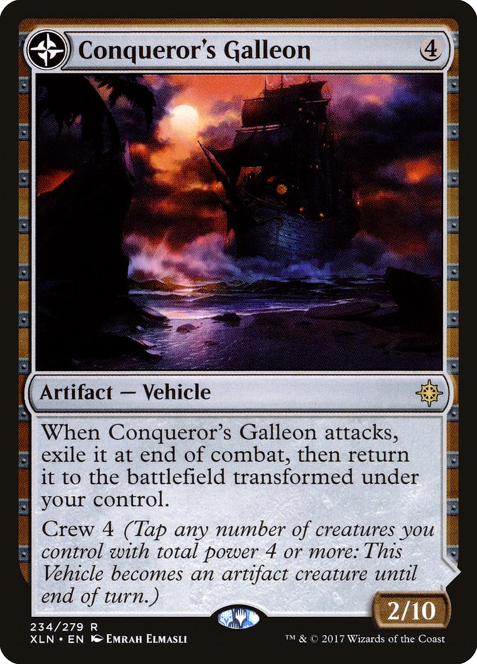 Conqueror's Galleon // Conqueror's Foothold: Ixalan