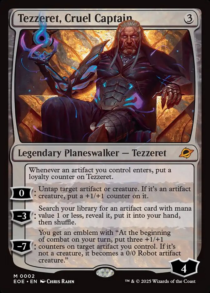 Tezzeret, Cruel Captain: Edge of Eternities