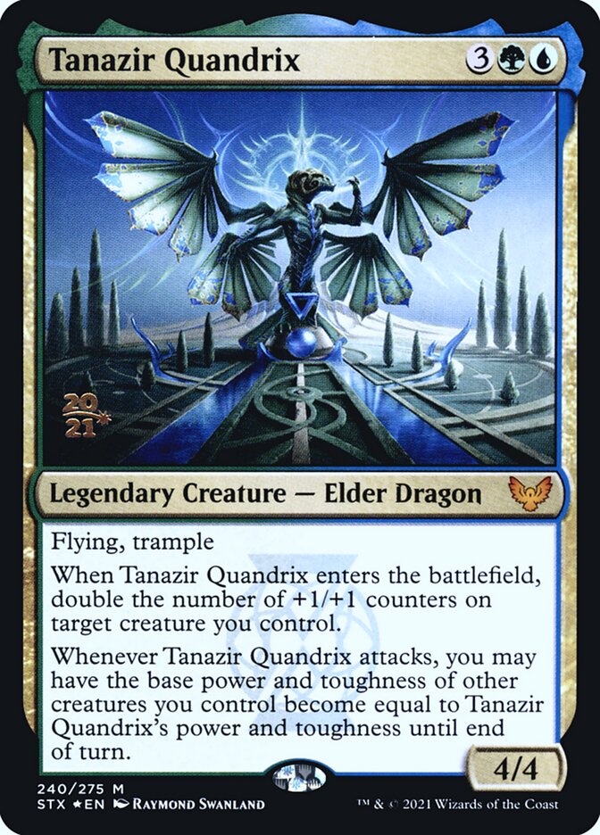 Tanazir Quandrix (Prerelease) (Strixhaven: School of Mages) - (Foil): Strixhaven: School of Mages Promos