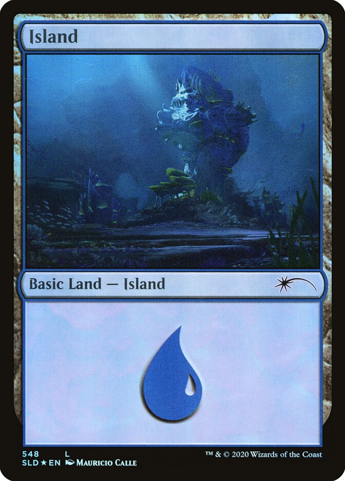 Island (Secret Lair) (#548) - (Foil): Secret Lair Drop