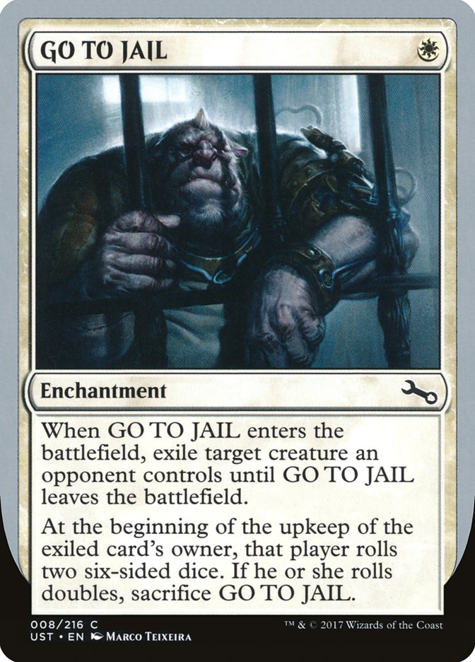 GO TO JAIL - (Foil): Unstable