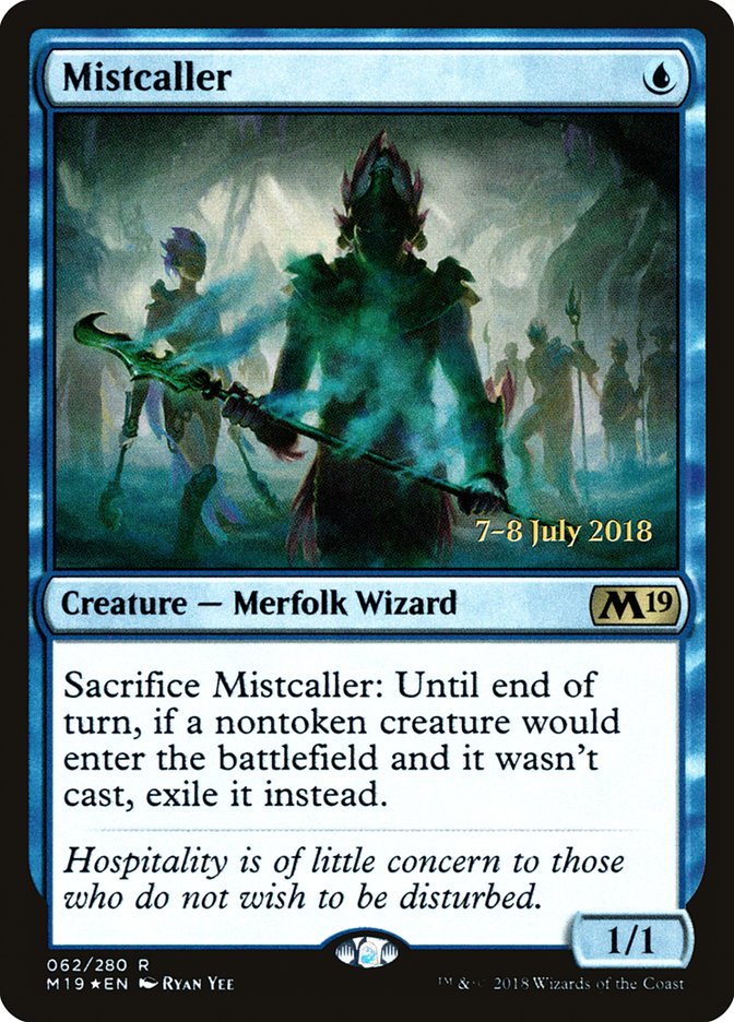 Mistcaller - (Foil): Core Set 2019 Promos
