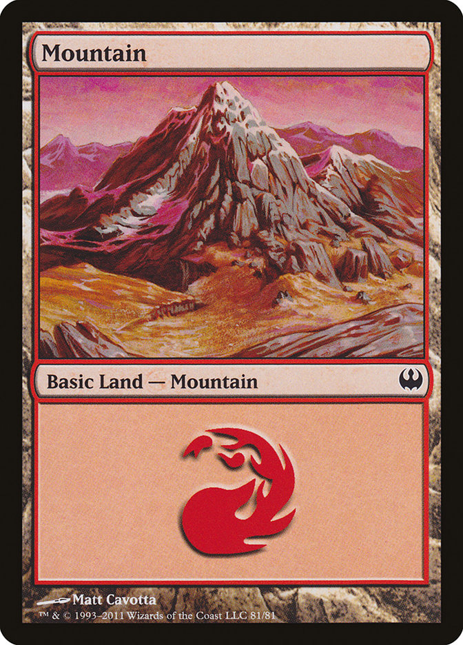 Mountain: Duel Decks: Knights vs. Dragons