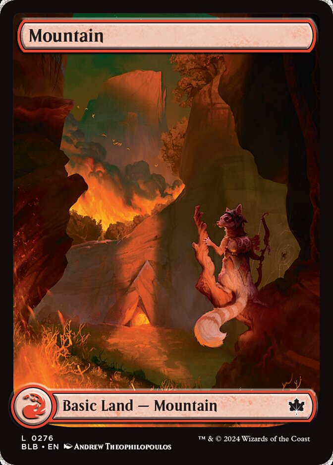 Mountain (#276) (Full Art): Bloomburrow