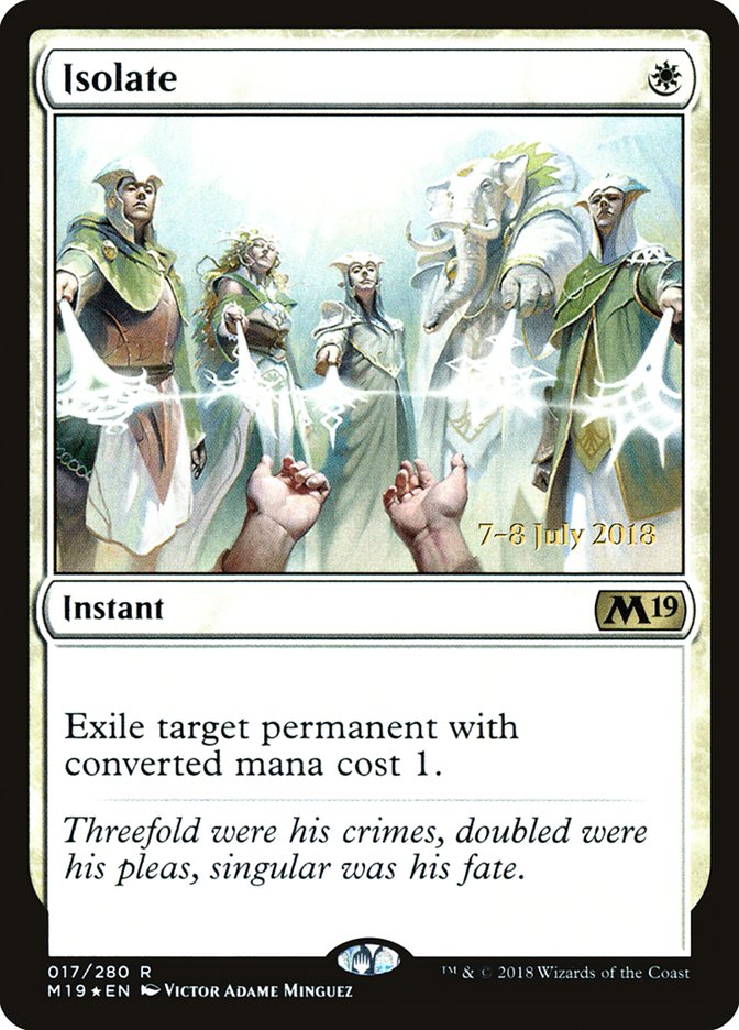 Isolate - (Foil): Core Set 2019 Promos