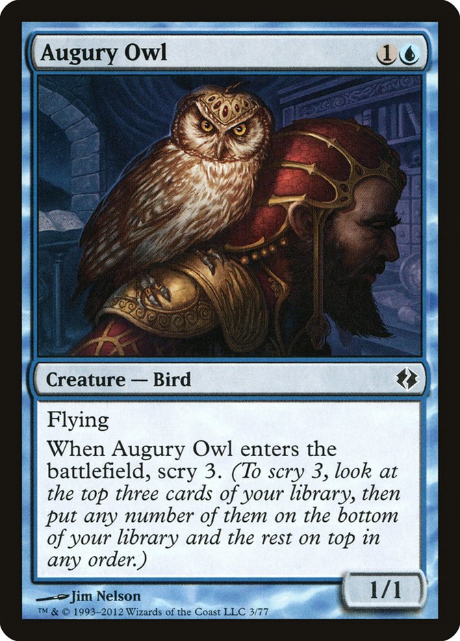 Augury Owl: Duel Decks: Venser vs. Koth