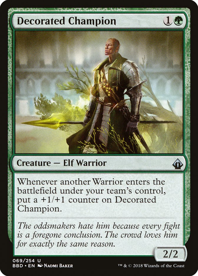 Decorated Champion - (Foil): Battlebond