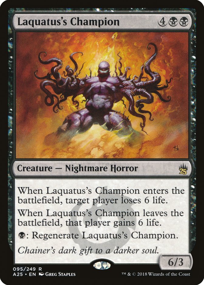 Laquatus's Champion: Masters 25