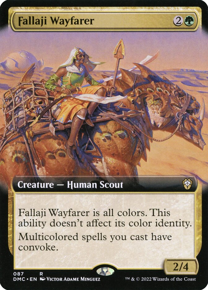 Fallaji Wayfarer (Extended Art): Dominaria United Commander
