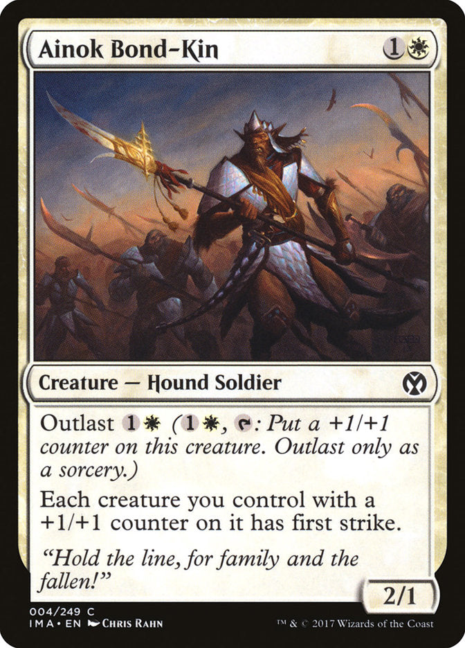 Ainok Bond-Kin - (Foil): Iconic Masters