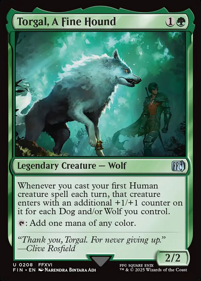 Torgal, A Fine Hound - (Foil): Final Fantasy