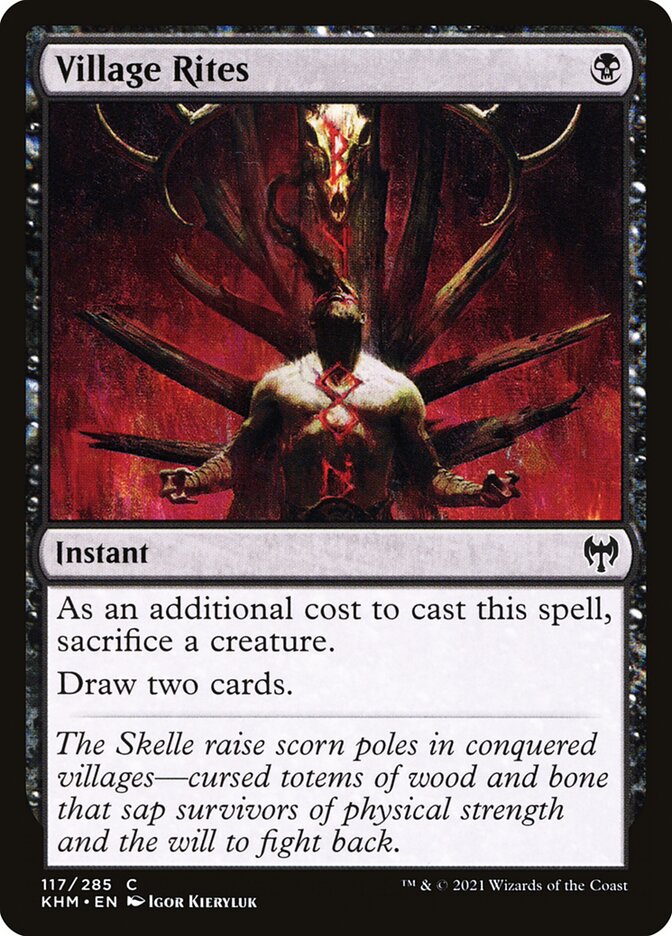 Village Rites - (Foil): Kaldheim