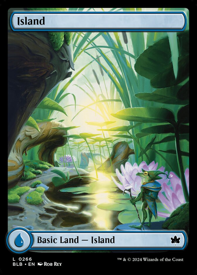 Island (#266) (Full Art): Bloomburrow