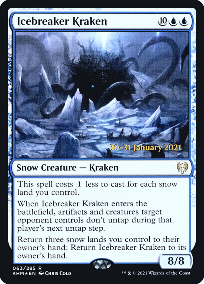 Icebreaker Kraken - (Foil): Kaldheim Promos