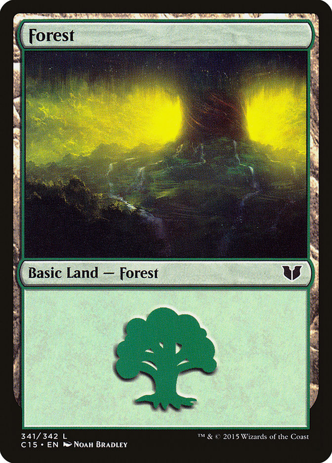 Forest (#341): Commander 2015