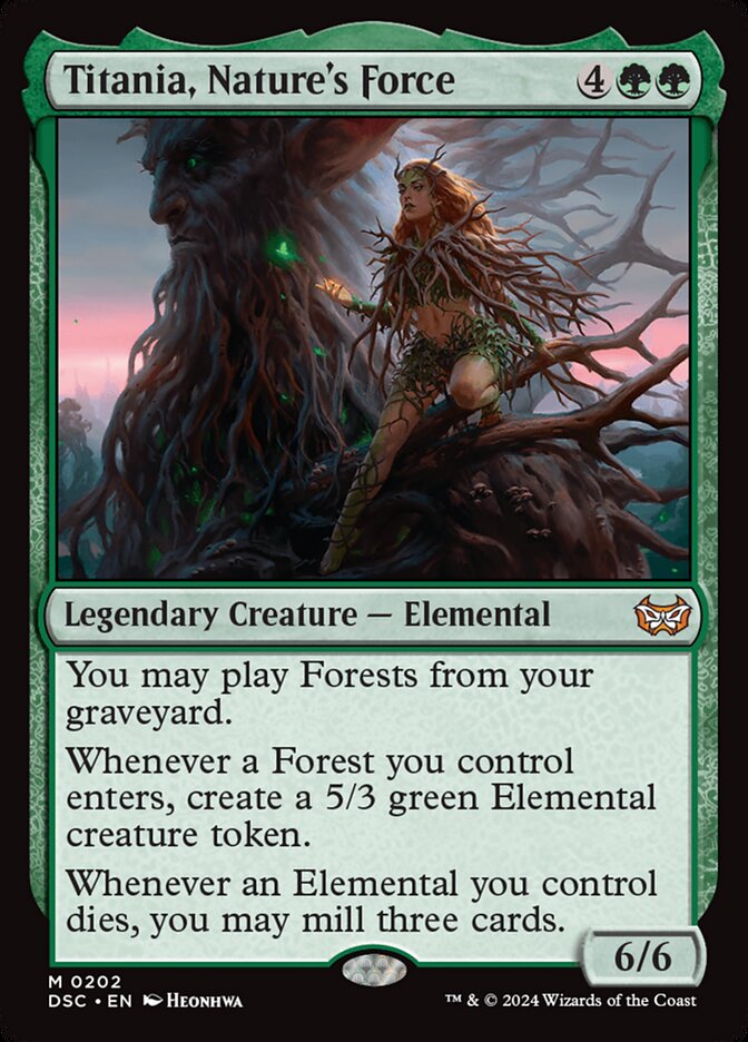 Titania, Nature's Force: Duskmourn: House of Horror Commander