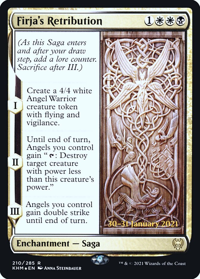 Firja's Retribution (Prerelease) (Kaldheim) - (Foil): Kaldheim Promos