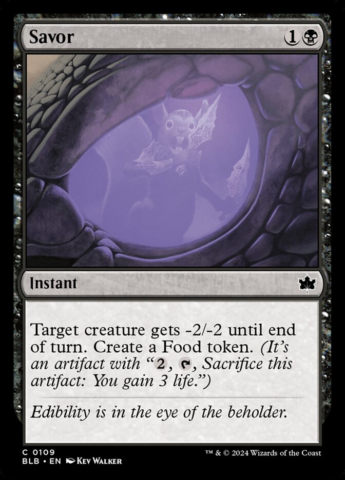 Savor - (Foil): Bloomburrow