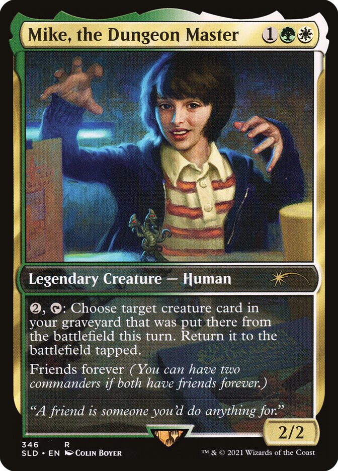 Mike, the Dungeon Master (Stranger Things) (Secret Lair) (Full Art): Secret Lair Drop