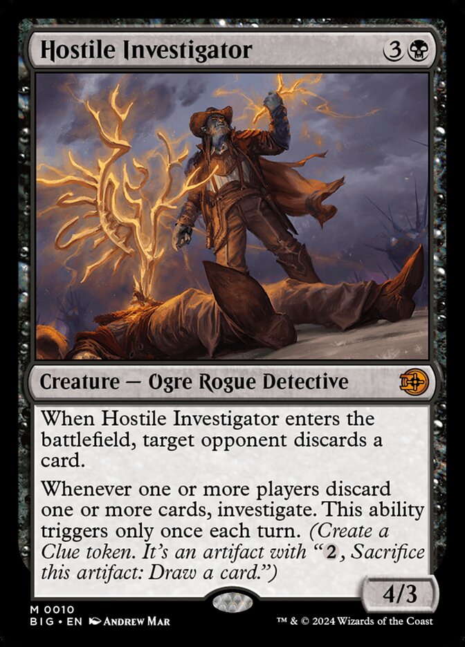 Hostile Investigator - (Foil): The Big Score