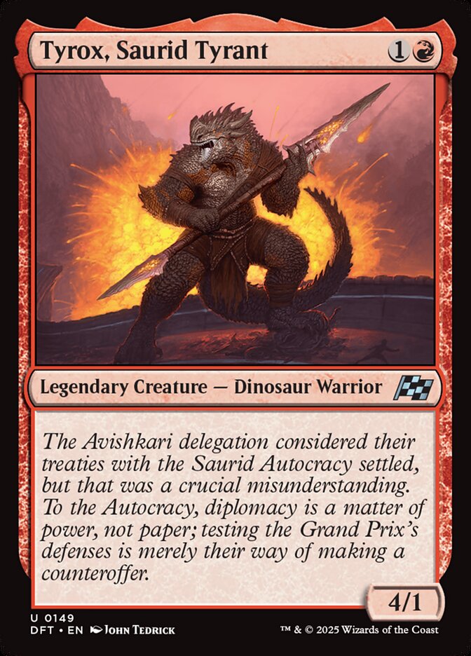 Tyrox, Saurid Tyrant: Aetherdrift