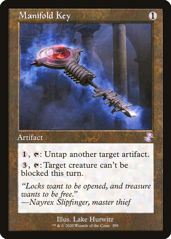 Manifold Key (Retro Frame) - (Foil): Time Spiral Remastered