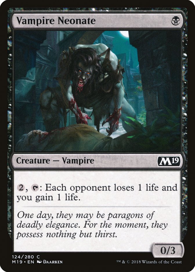Vampire Neonate: Core Set 2019