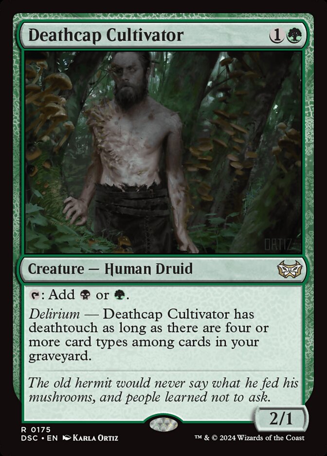 Deathcap Cultivator: Duskmourn: House of Horror Commander