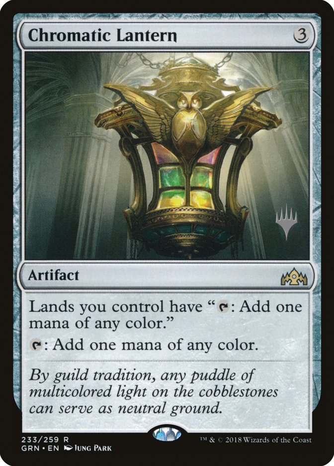 Chromatic Lantern (Promo Pack) (Guilds of Ravnica): Guilds of Ravnica Promos