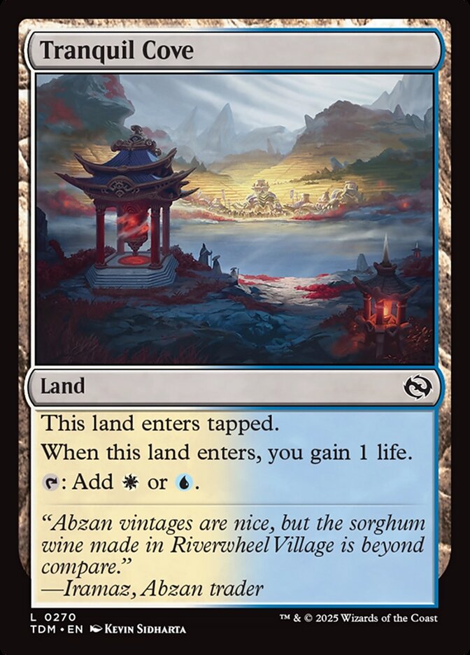 Tranquil Cove - (Foil): Tarkir: Dragonstorm