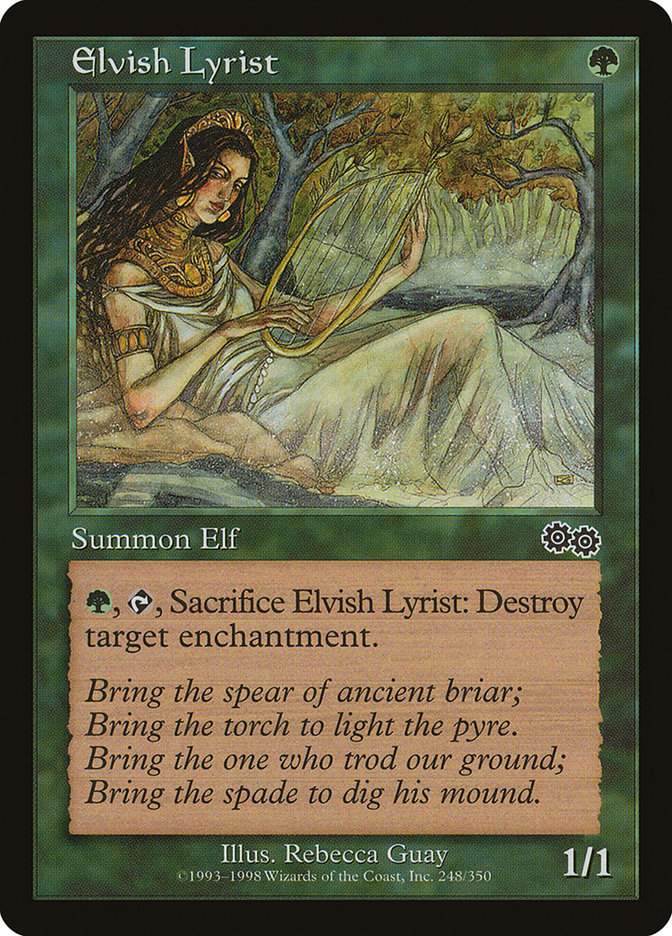 Elvish Lyrist: Urza's Saga