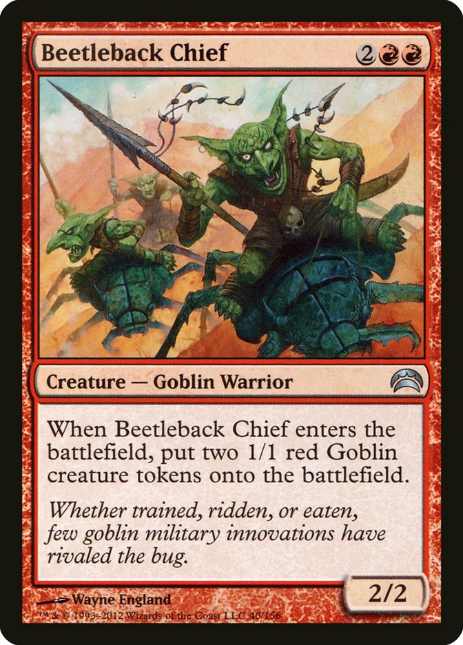 Beetleback Chief: Planechase 2012