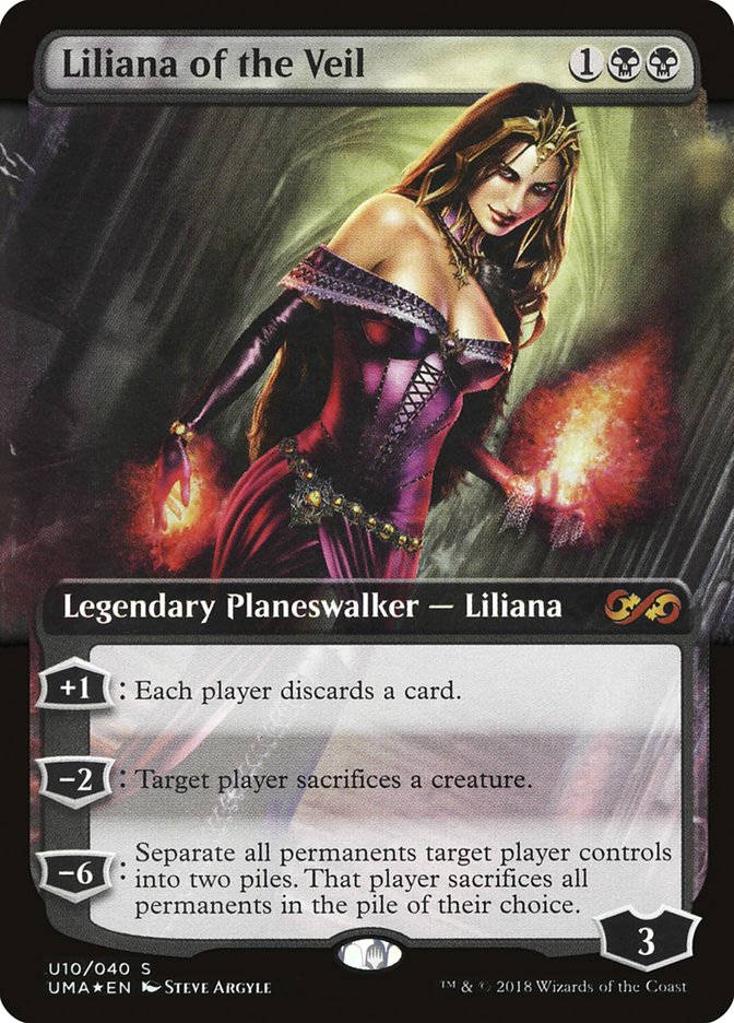 Liliana of the Veil - (Foil): Ultimate Box Topper