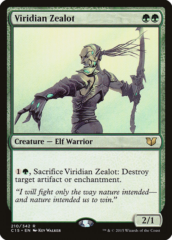Viridian Zealot: Commander 2015