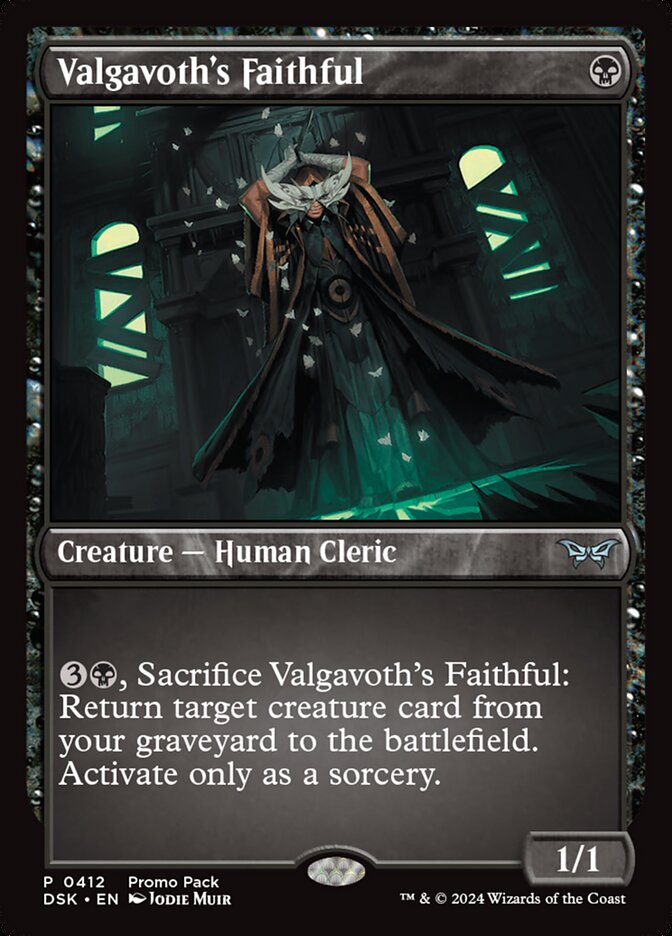 Valgavoth's Faithful - (Foil): Duskmourn: House of Horror
