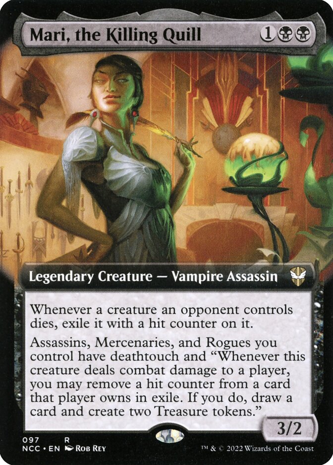 Mari, the Killing Quill (Extended Art): New Capenna Commander