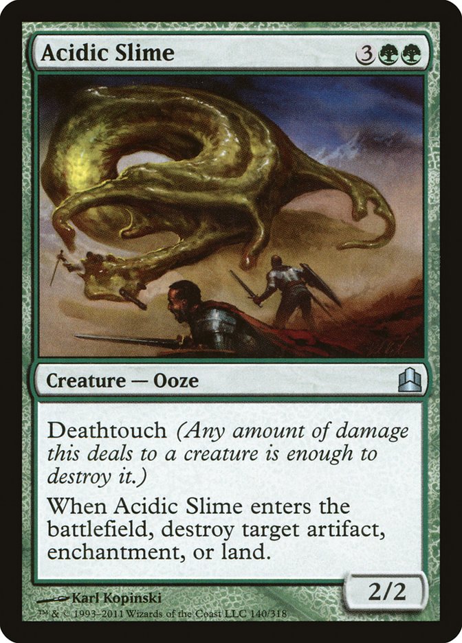 Acidic Slime: Commander 2011