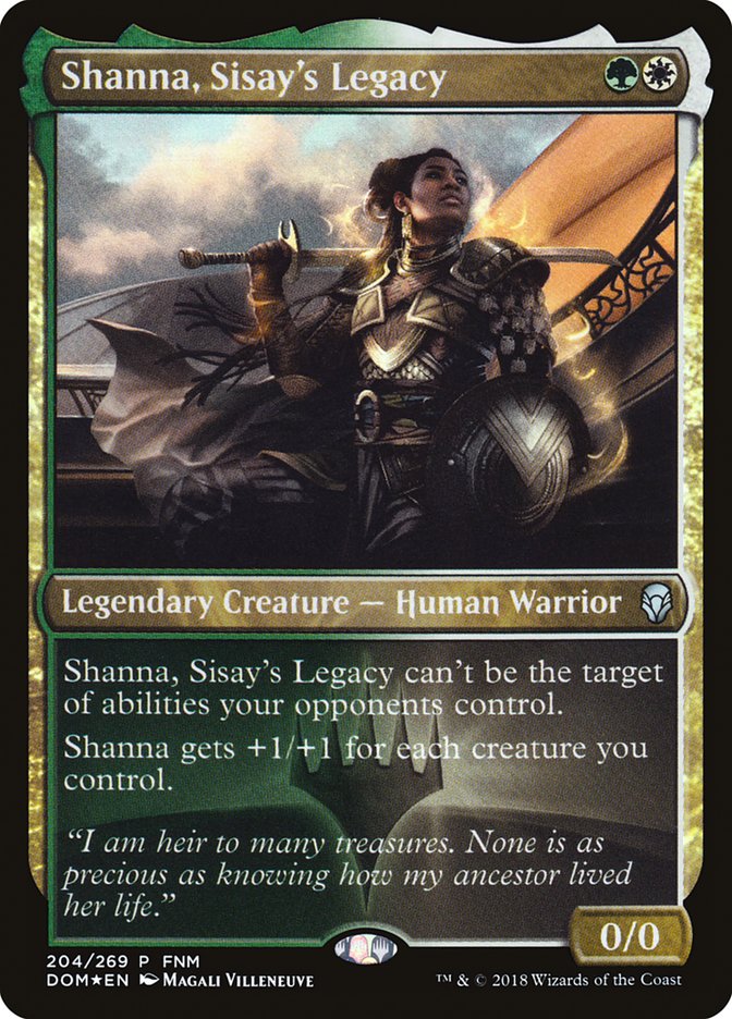 Shanna, Sisay's Legacy (Prerelease) (Dominaria) - (Foil): Dominaria Promos