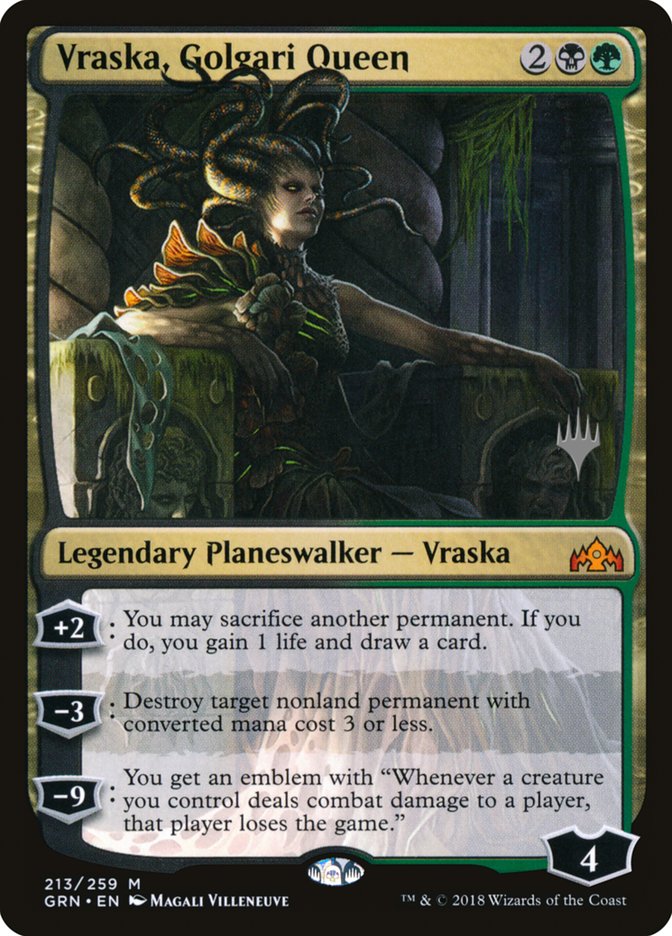 Vraska, Golgari Queen (Promo Pack) (Guilds of Ravnica): Guilds of Ravnica Promos