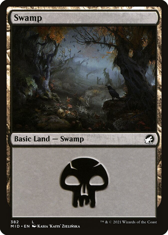 Swamp (#382): Innistrad: Midnight Hunt