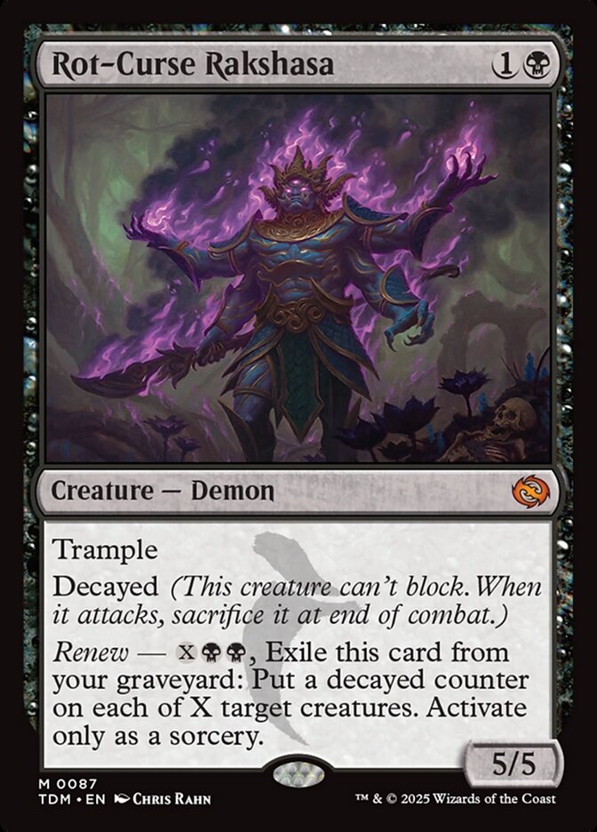 Rot-Curse Rakshasa: Tarkir: Dragonstorm