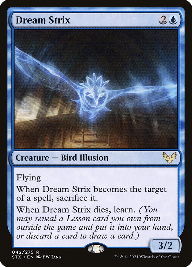 Dream Strix - (Foil): Strixhaven: School of Mages