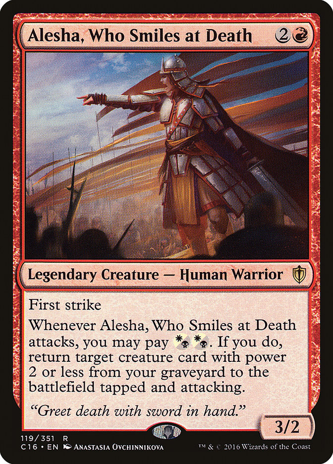 Alesha, Who Smiles at Death: Commander 2016