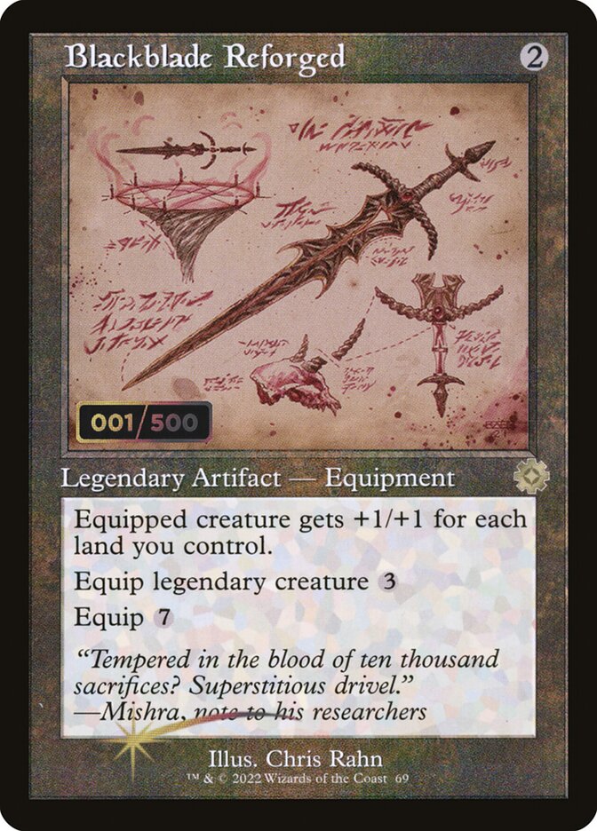 Blackblade Reforged - (Foil): The Brothers' War Retro Artifacts