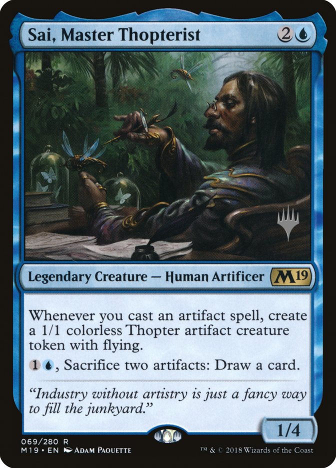 Sai, Master Thopterist - (Foil): Core Set 2019 Promos