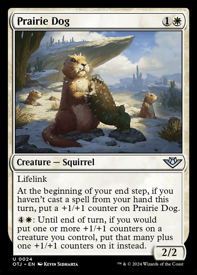 Prairie Dog - (Foil): Outlaws of Thunder Junction